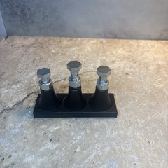 Machinist Jack, Lot Of 3, Powder Coated Black, Made In USA , Comes With Holder