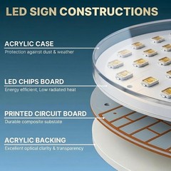 EPL Signs TATTOO Red Led Sign Business 7″x30″ 1G On-Off Mode