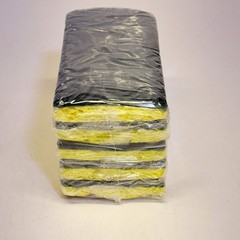 AMERICO (20 COUNT) Scouring Sponge Medium Duty 3.18″ X 6.25″ Yellow/Green 745