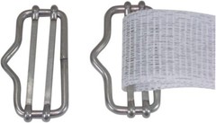 Electric Fence Poly Tape Splicer, Polytape Buckle, Polytape Connectors (10 Pack)