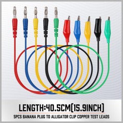 22Pcs Automotive Back Probe Kit Multimeter Test Leads Alligator Clips Wire Tool