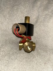 ASCO 8345G001 Brass Solenoid Valve Universal 120V AC 1/4” connections