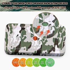 100g 2 Packs Silica Gel Canister Reusable Indicating Desiccant Dehumidifier