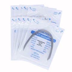 20×Dental Orthodontic Niti Thermal Activated Rectangular Arch Wires 14×25 Upper
