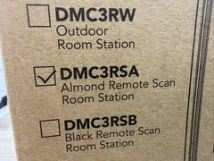 M&S DMC3RSA Remote Scan House Intercom System 3 Wire Room Station – Almond