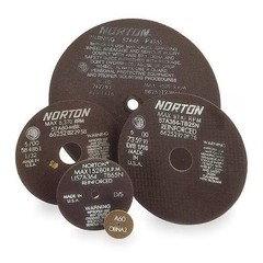 Norton Abrasives 66252938786 Abrasive Cut-Off Wheel, Type 1, 7 In Dia, 0.035 In