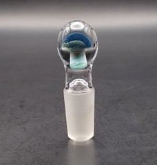Mushroom 14mm Glass Male Ground Joint Stopper Cap
