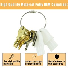 12 Pcs Paper Towel and Toilet Paper Dispenser Key Set for Waffle San Ja-mar G…