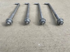 Sandbaggy 5/8″ x 12″ Threaded Concrete Anchor L-Bolts – Hot Dipped Galvanized