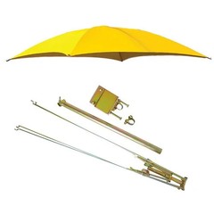 Tractor Umbrella Assembly for ROPS Mounts 54″ 10 oz. Duck Canvas – Yellow