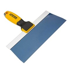 TapeTech Pro Blue Steel Professional Taping Knife Set with 12″ Mud Pan