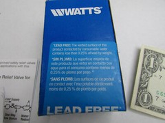 New Watts 3/4″ NPT Lead Free Brass Poppet Pressure Relief Valve 125 PSI LF53-125