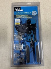 IDEAL 33-700 TeleMaster RJ-45/RJ-11 Kit Modular Plug Termination Crimp Tool