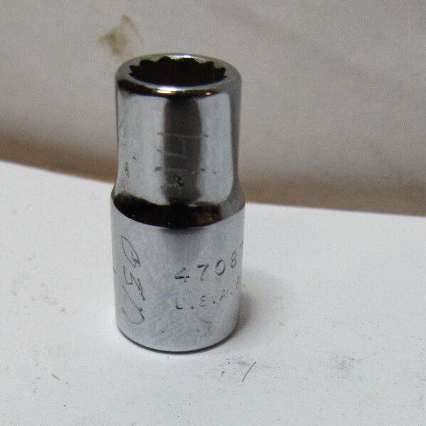 PROTO 4708T USA MADE SOCKET 1/4″ DRIVE 1/4″ 12 POINT A107u