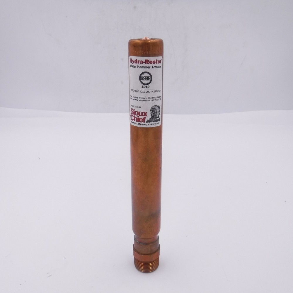 Sioux Chief 654-C Hydra-Rester Water Hammer Arrestor 1″ Copper MIPT