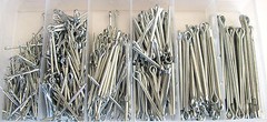 560pc GOLIATH INDUSTRIAL COTTER PIN ASSORTMENT CLIP KEY HARDWARE