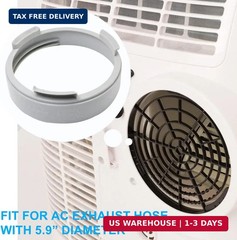 Portable Air Conditioner Exhaust Hose Coupler Window Adapter A/C Connector, 5.9