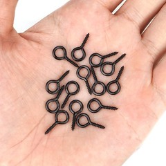 Aovchei Eye Screws, 300PCS 0.59 Inches Heavy Duty Metal Screw Hooks, Self Tap…