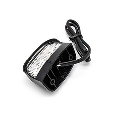 3″x1.6″ Surface-Mount 4 LED Trailer License Plate Lights Black 10V-30V DOT/SAE