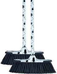 Superio Design Angle Broom, 48″ Indoor and Outdoor Sweeping Tool 2-Pack
