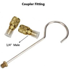 R410A R22 Manifold Gauge Set AC A/C 5FT Color Hose Air Conditioner HVAC 59” New