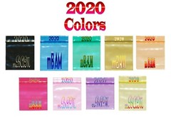LOTS OF 2020 RAINBOW COLOR APPLE ZIP BAGGIES 100 200 500 1000 GOLD PINK+