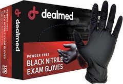 Black Nitrile Exam Gloves – Disposable Multi-Purpose Use Medical Gloves Use f…