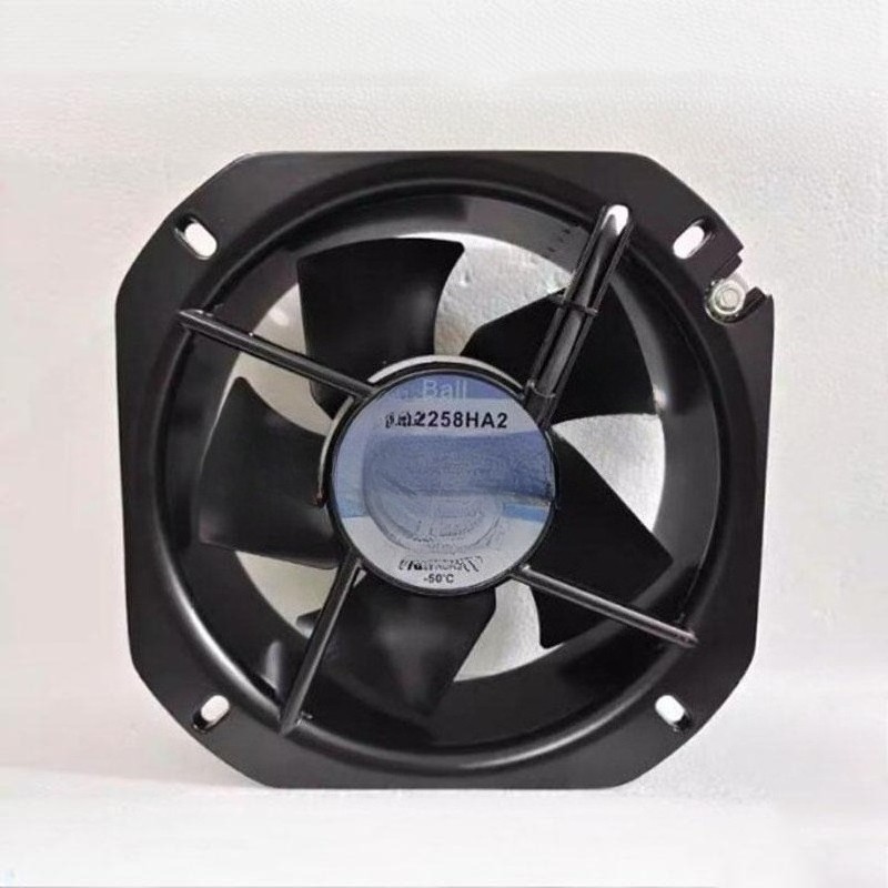 New KA2258HA2 Axial Flow Fan 22580 AC220-240V 50/60Hz 0.3/0.26A 22.5CM