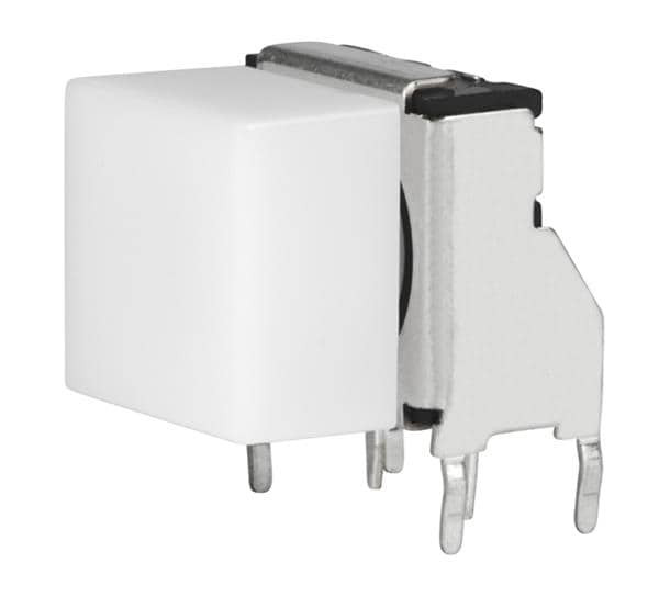 3Pcs JB15KH-6B Tactile Switches OFF(ON) WHT FLAT CAP RIGHT ANGLE PC TERM
