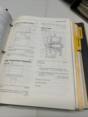 CAT 980G Wheel Loader Service Manual Volume I & II – 2 Books, Very Nice!