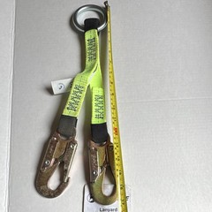 SafeWaze PC-070-W 18 in Web Positioning Lanyard w/ Snap Hooks & O-Ring
