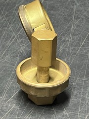 Brass Pressure Gauge 0-4000 PSI And 0-280 KSC Made In USA