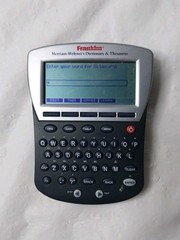 Franklin Merriam-Webster’s Dictionary & Thesaurus MWD-1470 Works Free Shipping