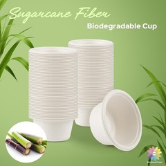 Fiber Sugarcane 2000 Pack 2 Oz Bagasse Disposable Cups Takeout Party Catering