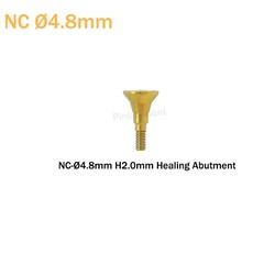 Dental Healing Abutment NC Ø3.6/4.8mm Dia Cover Screw fits ITI Straumann BL/BLT