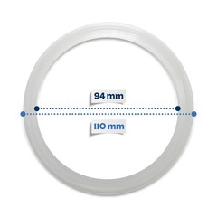 Fermentaholics Silicone Gasket For Standard 110 MM Gallon Lid – 110 mm, Clear