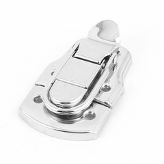 Suitcase Luggage Chest Trunk Lock Metal Toggle Catch Latch Clasp Silver 76x45mm