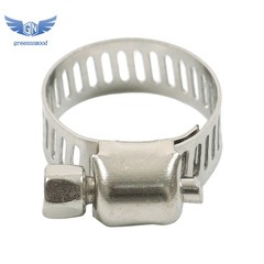 100 Pack 1/2″-3/4″ Stainless Steel Drive Hose Clamps Fuel Line Clip
