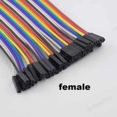 10/20/30cm Male to Male Female to Female 40Pin Jumper Wire Jumper Cable 40p