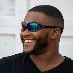 Birdz Floating Polarized Sunglasses Built in Strap Polarized Green Mirror Lens