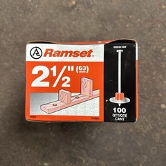 RAMSET 2-1/2 in. Drive Pins with Washers (100-Pack) 1516SDC