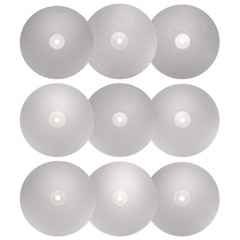 Diamond Flat Lap Disc Set 6″x1/2″ Arbor 120-3000 Grit 9 Sizes Grinding Wheel