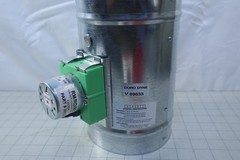 Duro Zone HVAC Round Motorized Air Damper w/ 35138 Motor NEW Scratch & Dent