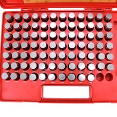 HFS(R) M5 Plus Steel Pin Gage Set with Storage Case 82 PCS 0.751-0.832″ Range