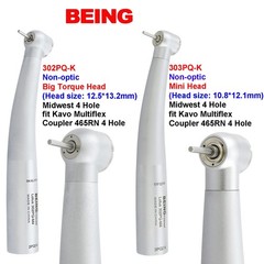 BEING High Speed Handpiece Fiber Optic Surgical 45° Angle KaVo Multiflex Coupler