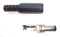 Lot of 20 – DC Male Barrel Power Plug 2.5mm x 5.5mm x 9.5mm