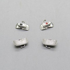 4 Pc Dental Buccal Tube Bondable Orthodontics Non-Convertible 1st Molar Roth 018