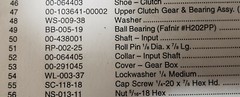 Hobart Mixer M802 V1401 Bowl lift gear box Shaft input # 438001 new