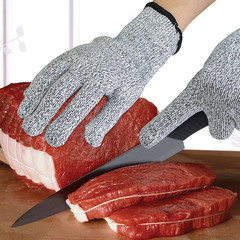 6 Pairs Cut Resistant Safety Gloves Level 5 EN388 Kitchen Work Protection