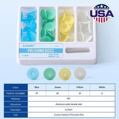 Dental Composite Finishing Polishing Disc Stem kit Mandrel Drill 12mm Polisher